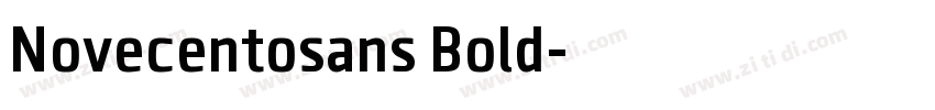Novecentosans Bold字体转换